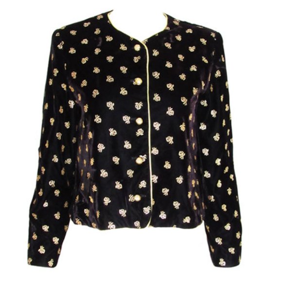 Norton McNaughton Petite - Velvet Jacket - Picture 1 of 4